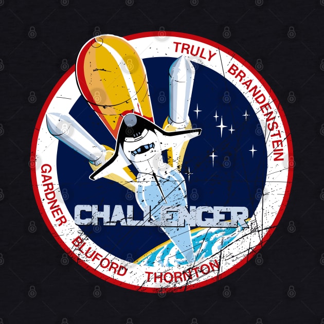 STS-8 Challenger Vintage by Mandra